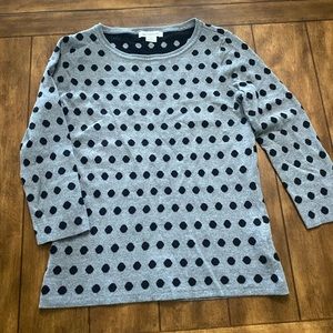 Women’s Liz Claiborne 3/4 Sleeve Sweater Sz M